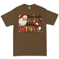 Cacao dear santa just bring wine Premium Tee - MaliasSmallBusiness