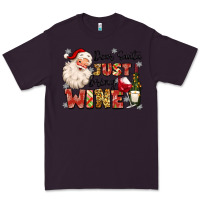 Plum dear santa just bring wine Premium Tee - MaliasSmallBusiness