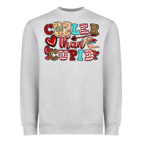 Heather Grey cooler than cupid Heavyweight Sweatshirt - OliviaCreatesArt