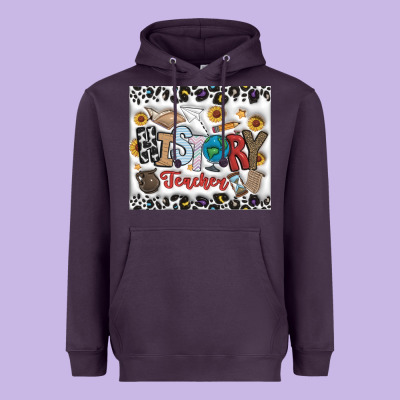 Histtory Teacher Heavyweight Hoodie Designed By Cowhidedigitalart