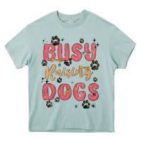 Arona busy raising dogs Heavy Core Tee - MaliasSmallBusiness