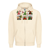 Sandshell Christmas Gnomes Zipper Hoodie - BundleAndBundleShop