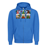 True Royal Christmas Gnomes Zipper Hoodie - BundleAndBundleShop