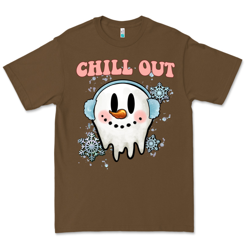 Chill Out Christmas Snowman Premium Tee by MaliasSmallBusiness | Teevron