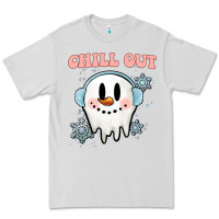 Dove Grey chill out christmas snowman Premium Tee - MaliasSmallBusiness
