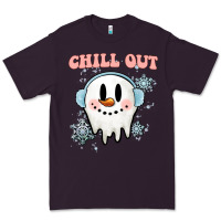Plum chill out christmas snowman Premium Tee - MaliasSmallBusiness