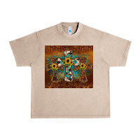 French Oak cross tumbler Urban Heavy Tee - JahusDesignShop