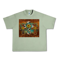 Oil Green cross tumbler Urban Heavy Tee - JahusDesignShop