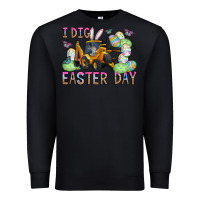 Black I Dig Easter Day Premium Sweatshirt - CowhideDigitalArt