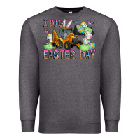 Charcoal Heather I Dig Easter Day Premium Sweatshirt - CowhideDigitalArt
