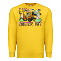 Lemon I Dig Easter Day Premium Sweatshirt - CowhideDigitalArt