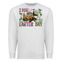 Oatmeal Heather I Dig Easter Day Premium Sweatshirt - CowhideDigitalArt