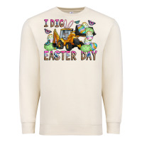 Sandshell I Dig Easter Day Premium Sweatshirt - CowhideDigitalArt