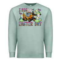 Seafoam I Dig Easter Day Premium Sweatshirt - CowhideDigitalArt