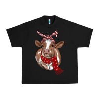 Black christmas scarf heifer Urban Heavy Tee - RanaPortraitStore