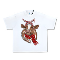 White christmas scarf heifer Urban Heavy Tee - RanaPortraitStore
