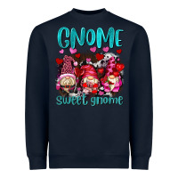 Navy gnome sweet gnomes olivia Heavyweight Sweatshirt - OliviaCreatesArt