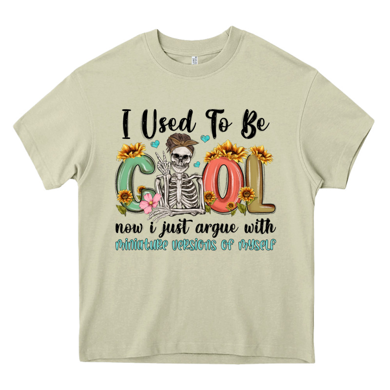 I Used To Be Cool Now I Just Argue With Miniature Heavy Core Tee by MaliasSmallBusiness | Teevron