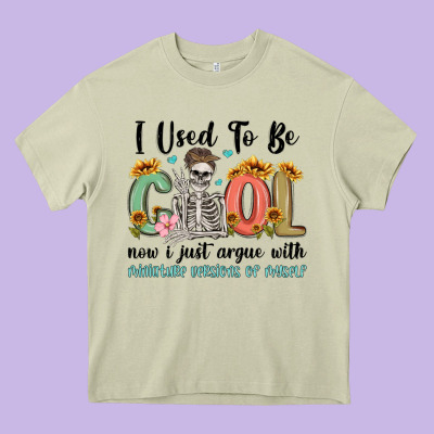 I Used To Be Cool Now I Just Argue With Miniature Heavy Core Tee Designed By Maliassmallbusiness