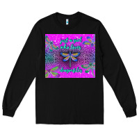 Black just a girl who loves dragonfiles Long Sleeve Tee - TumblerDesignByShophia