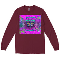 Burgundy just a girl who loves dragonfiles Long Sleeve Tee - TumblerDesignByShophia