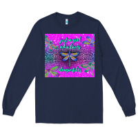 Navy just a girl who loves dragonfiles Long Sleeve Tee - TumblerDesignByShophia