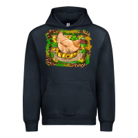 Navy st patricks day farm chicken gold eggs leopard serape glitter Urban Hoodie - Artiststas