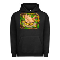 Pigment Black st patricks day farm chicken gold eggs leopard serape glitter Urban Hoodie - Artiststas