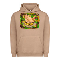 Pigment Burro st patricks day farm chicken gold eggs leopard serape glitter Urban Hoodie - Artiststas