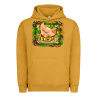 Pigment Peanut Butter st patricks day farm chicken gold eggs leopard serape glitter Urban Hoodie - Artiststas