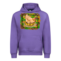 Tulip st patricks day farm chicken gold eggs leopard serape glitter Urban Hoodie - Artiststas