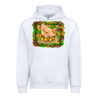 White st patricks day farm chicken gold eggs leopard serape glitter Urban Hoodie - Artiststas