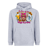 Heather Grey Holy Cow 100 Days Of School Heavyweight Hoodie - CowhideDigitalArt