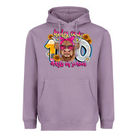 Lavender Holy Cow 100 Days Of School Heavyweight Hoodie - CowhideDigitalArt