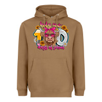 Toasted Coconut Holy Cow 100 Days Of School Heavyweight Hoodie - CowhideDigitalArt