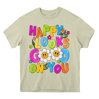 Mossy happy looks good on you Heavy Core Tee - NancyCooperArtShop