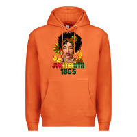 Carrot juneteenth 1865 black woman Premium Hoodie - FaDigitalArtStudio
