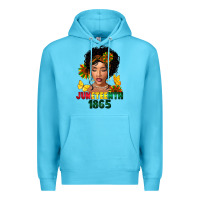Juneteenth 1865 Black Woman Premium Hoodie | Teevron