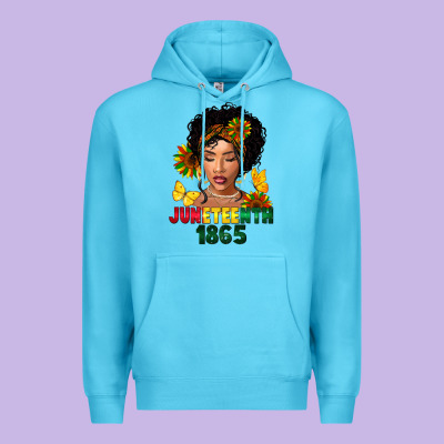 Juneteenth 1865 Black Woman Premium Hoodie Designed By Fadigitalartstudio