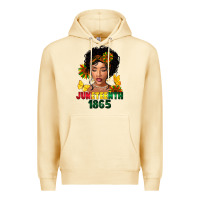 Pina Colada juneteenth 1865 black woman Premium Hoodie - FaDigitalArtStudio
