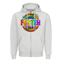 Dove Grey Foster Love Pride Lgbtq Zipper Hoodie - BundleAndBundleShop