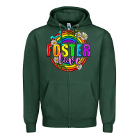 Sports Green Foster Love Pride Lgbtq Zipper Hoodie - BundleAndBundleShop