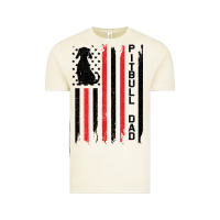 Pitbull Dad Vintage Tee | Teevron