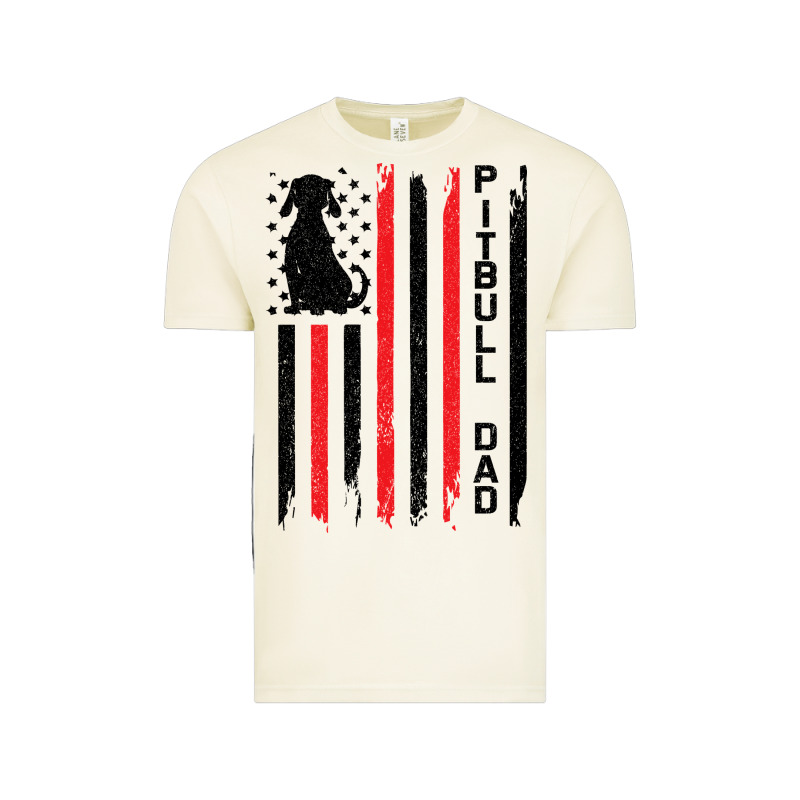 Pitbull Dad Vintage Tee by Bettercallsaul | Teevron