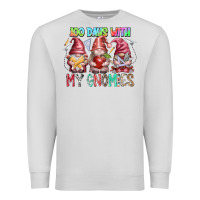 Dove Grey 100 days with my gnomies Premium Sweatshirt - RacoonDesign