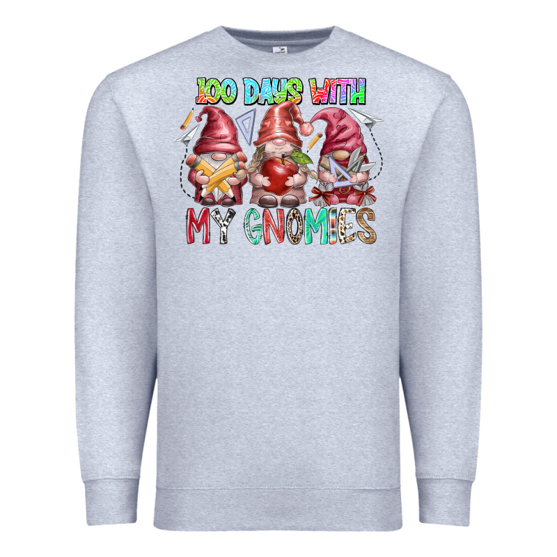 100 Days With My Gnomies Premium Sweatshirt by RacoonDesign | Teevron