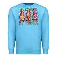 Ocean Blue 100 days with my gnomies Premium Sweatshirt - RacoonDesign