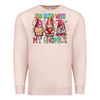 Pale Pink 100 days with my gnomies Premium Sweatshirt - RacoonDesign