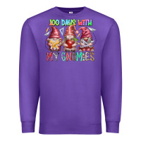 Purple 100 days with my gnomies Premium Sweatshirt - RacoonDesign