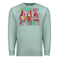 Seafoam 100 days with my gnomies Premium Sweatshirt - RacoonDesign